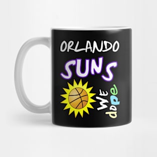 Orlando Suns Basketball Squad Warmup Jersey (RETRO) (We Dope Edition) Mug